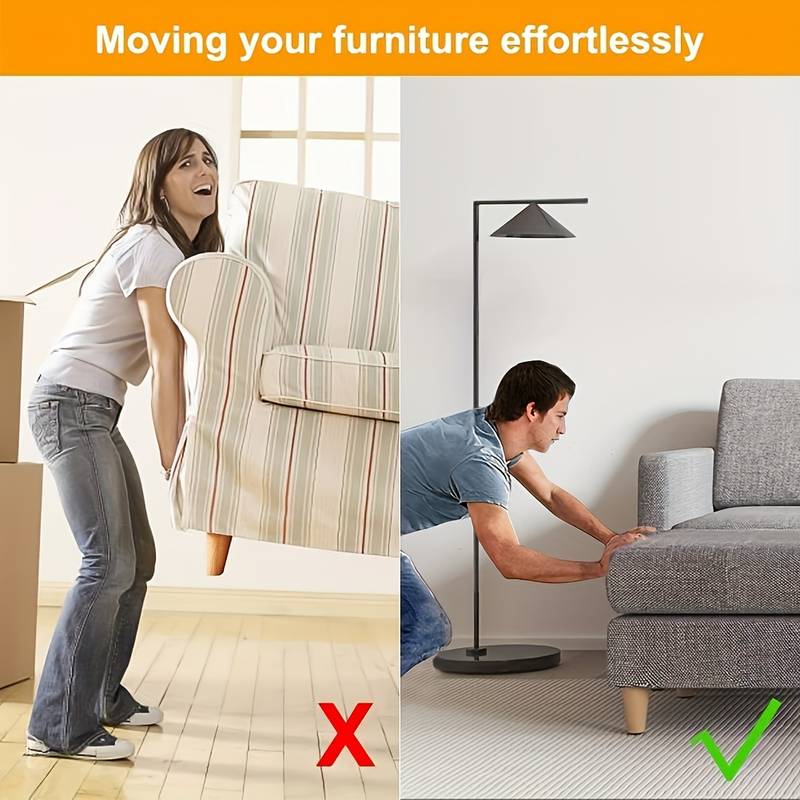 Teflon Furniture Sliders: Easily Move Heavy Furniture - Temu